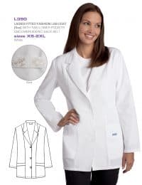 Ladies Fitted Fashion Lab Coat