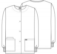 Print Warm-Up Scrub Jacket