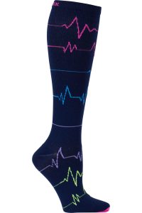 Cherokee Print Support 8-12mmHg Graduated Support Socks – Wide Calf
