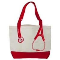 Canvas Utility Tote – Stethoscope