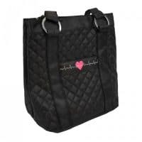Deluxe Plush Quilted Tote – EKG Heart