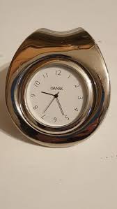Dansk Otero Paperweight Desk Clock