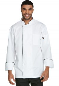 Unisex Cool Breeze Chef Coat With Piping