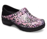 Neria Pro II Graphic Clog Black Paisley Floral