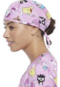 Tooniforms Unisex Print Scrub Hat with Side Snap Tabs