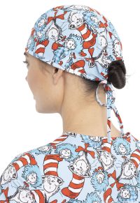 Tooniforms Unisex Print Scrub Hat with Side Snap Tabs