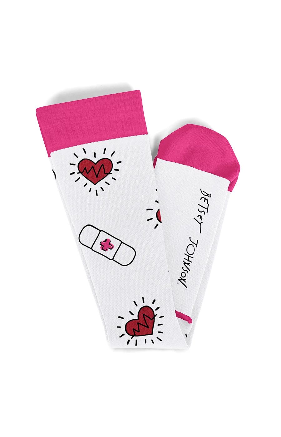 Betsey Johnson Women’s Compression Socks 15-20mmHg – 2 pack