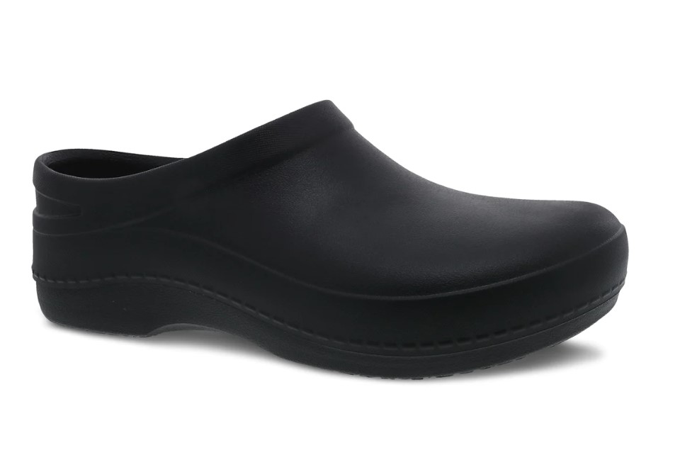 Kaci EVA Molded Full Heel Slip Resistant Clog Black