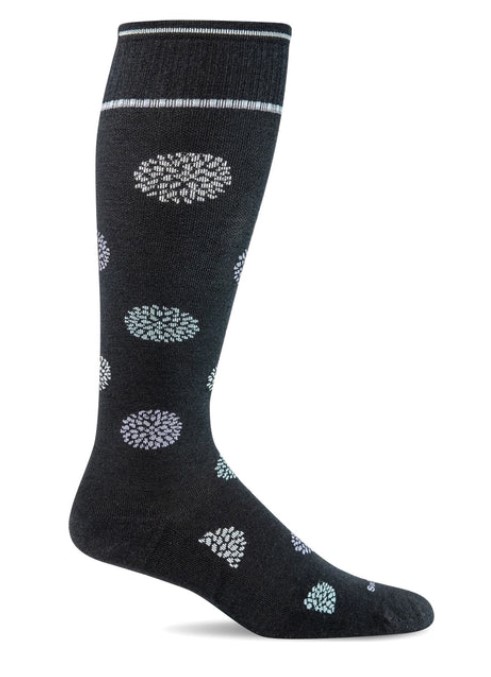 Sockwell Full Bloom 15-20mmHg Wide Calf Graduated Compression Socks