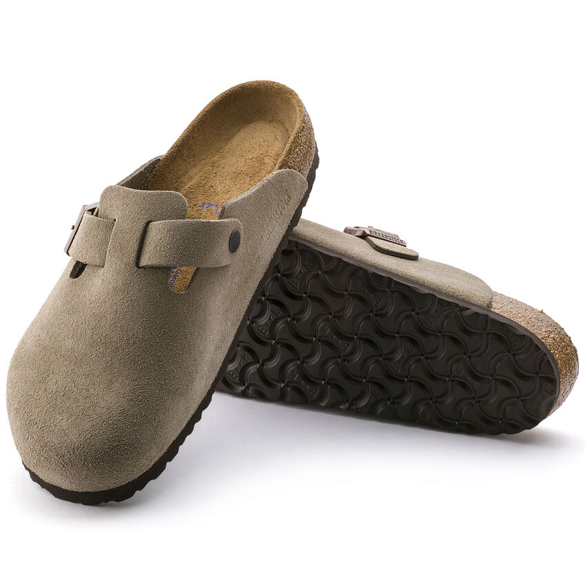 Boston SOFT Taupe Suede Leather